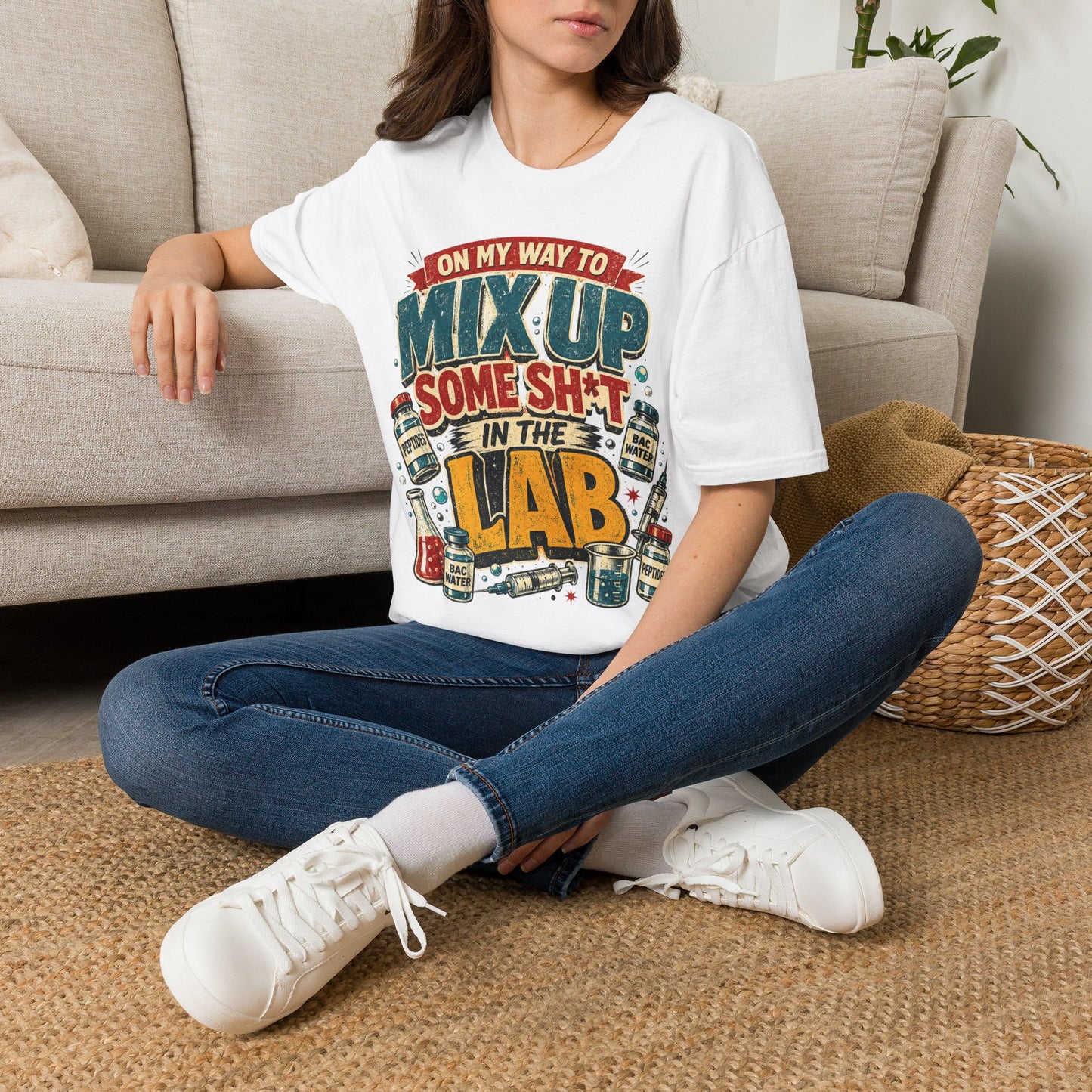 On My Way To Mix Up Some Sh*t In The Lab™ Graphic Tee