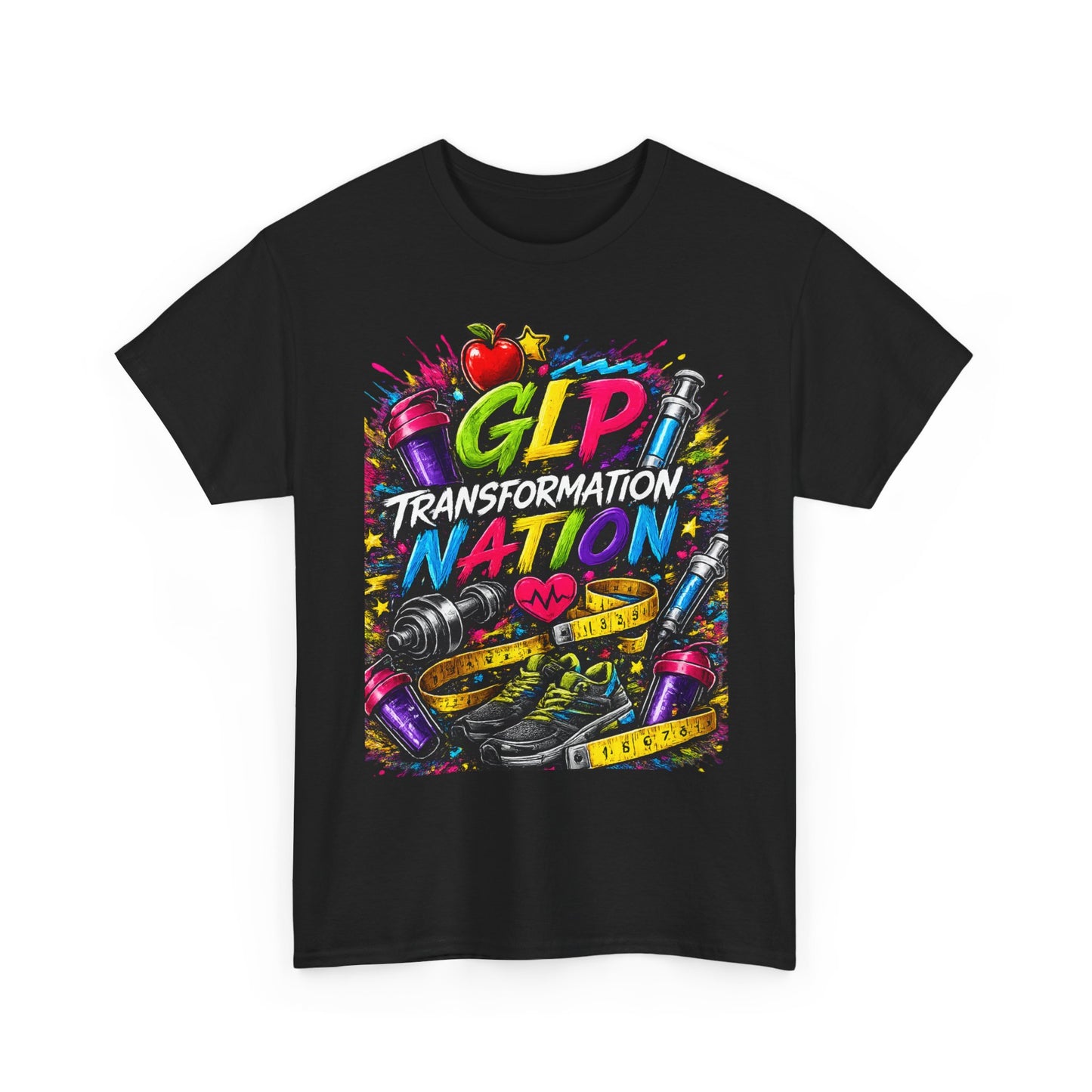 GLP Transformation Nation – Motivational Fitness Graphic Tee