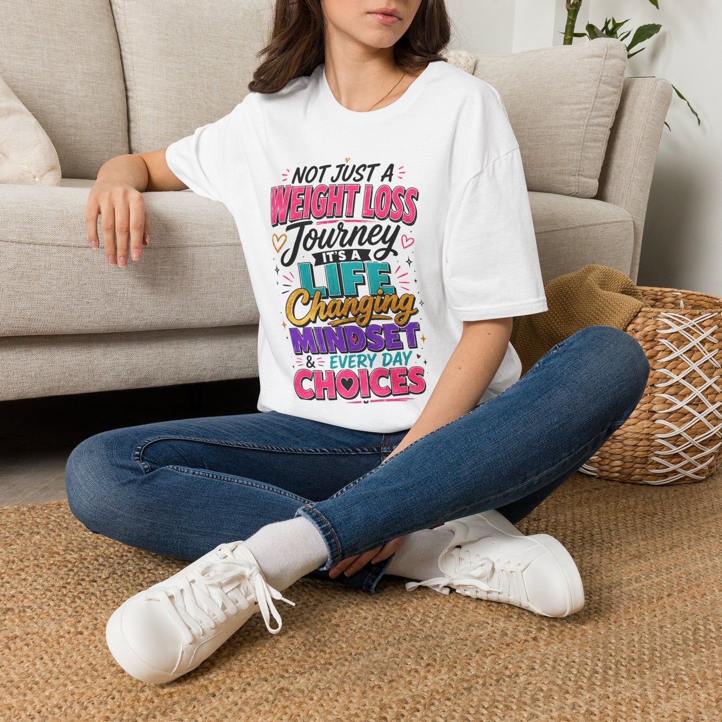Not Just a Weight Loss Journey – Inspirational Graphic Tee