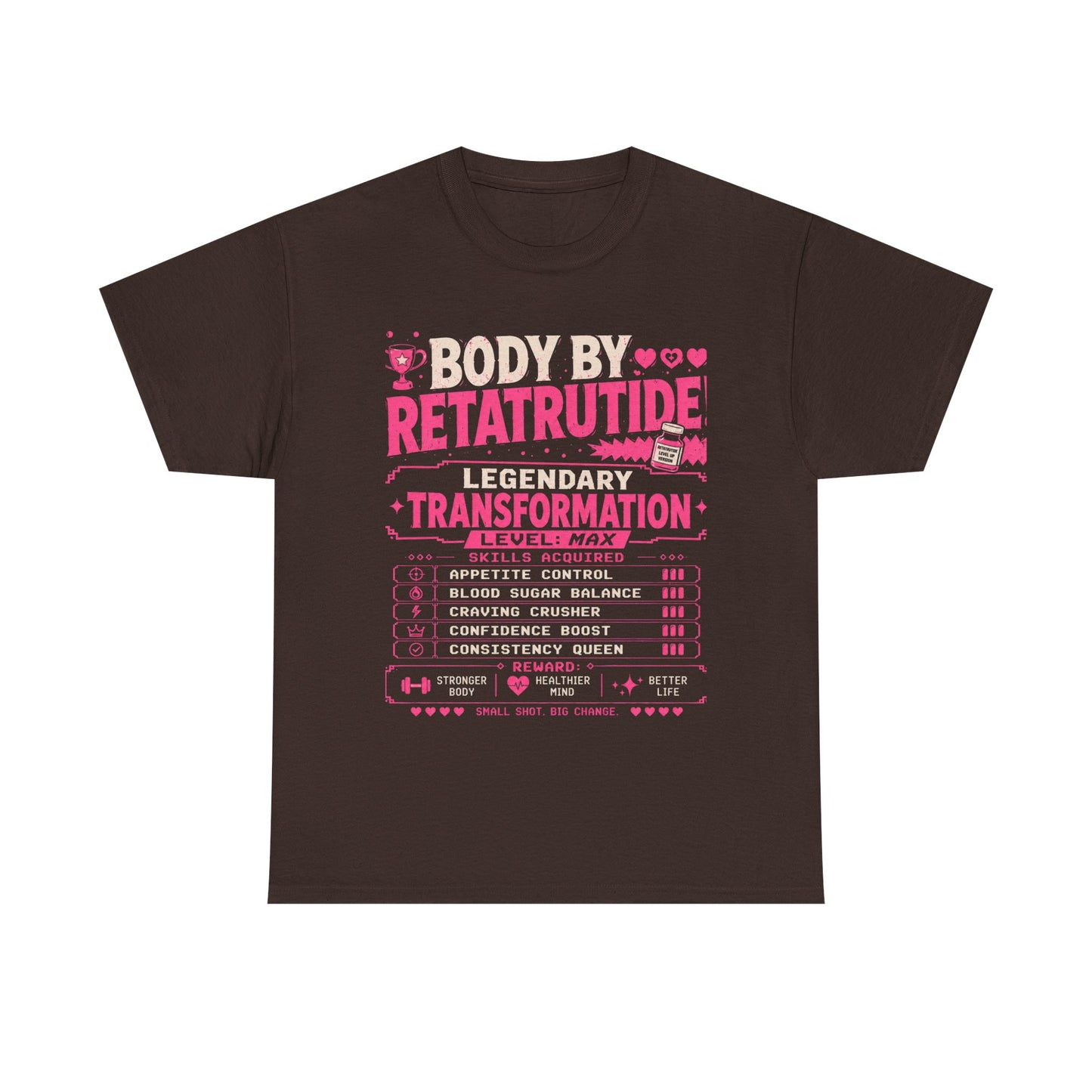 Pink Body by Retatrutide – Legendary Transformation Graphic Tee