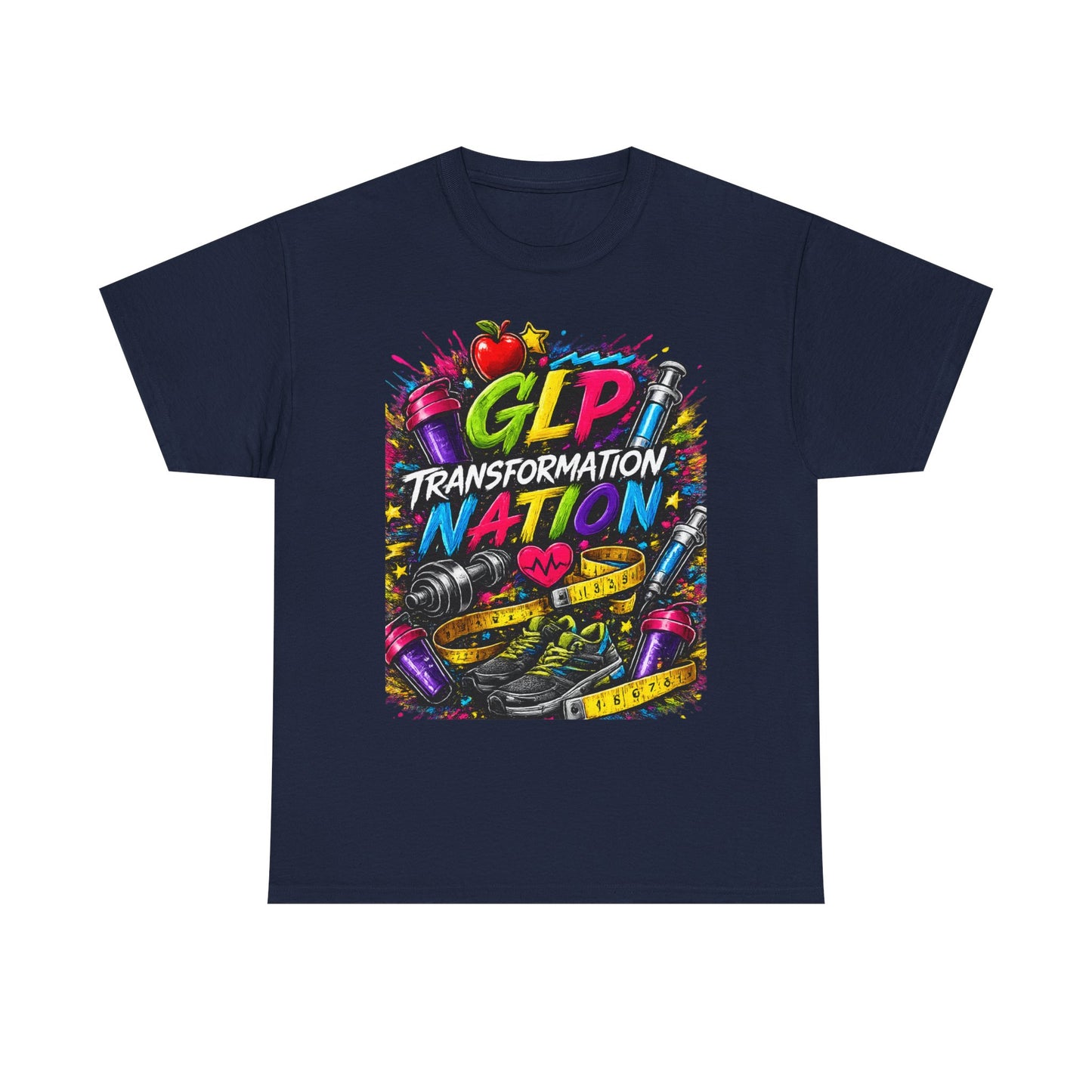 GLP Transformation Nation – Motivational Fitness Graphic Tee