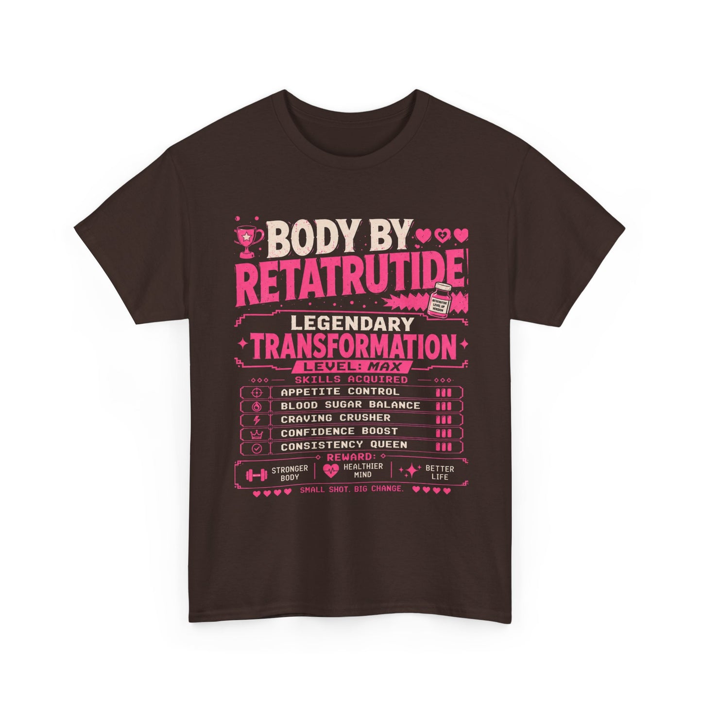 Pink Body by Retatrutide – Legendary Transformation Graphic Tee