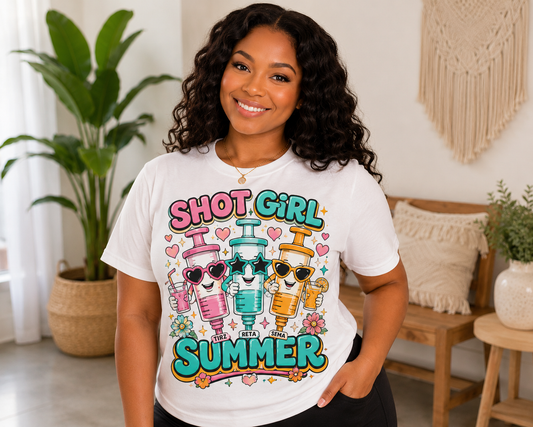 Shot Girl Summer Shirt, GLP-1 Inspired Tee