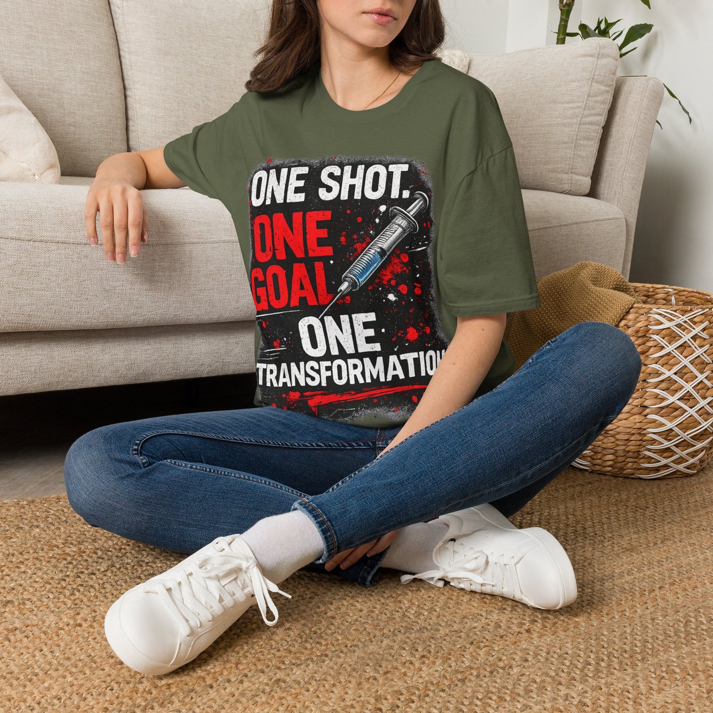 One Shot. One Goal. One Transformation.™ Graphic Tee
