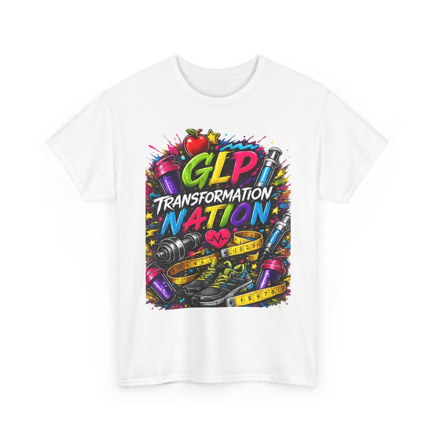 GLP Transformation Nation – Motivational Fitness Graphic Tee