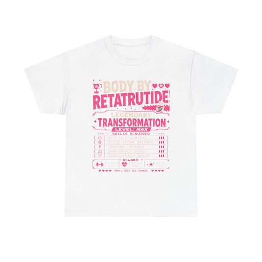 Pink Body by Retatrutide – Legendary Transformation Graphic Tee