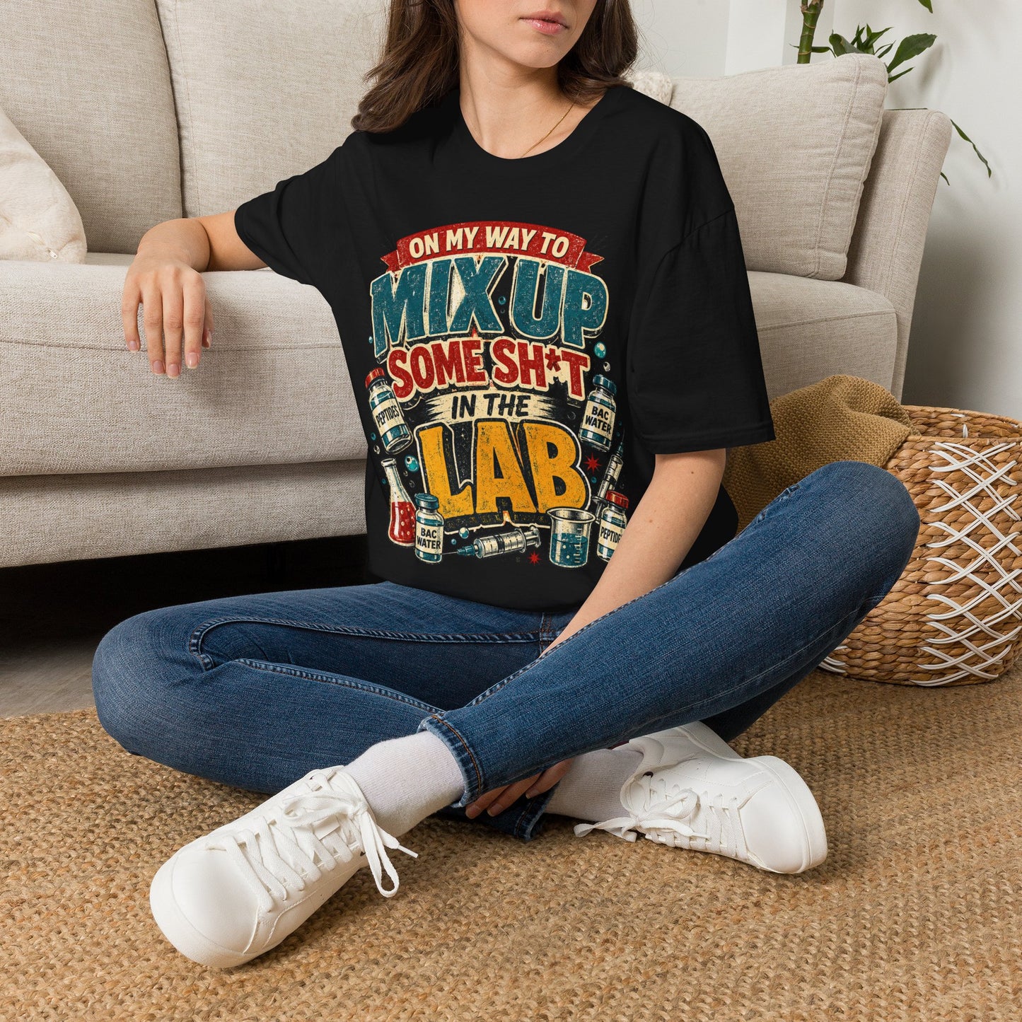 On My Way To Mix Up Some Sh*t In The Lab™ Graphic Tee