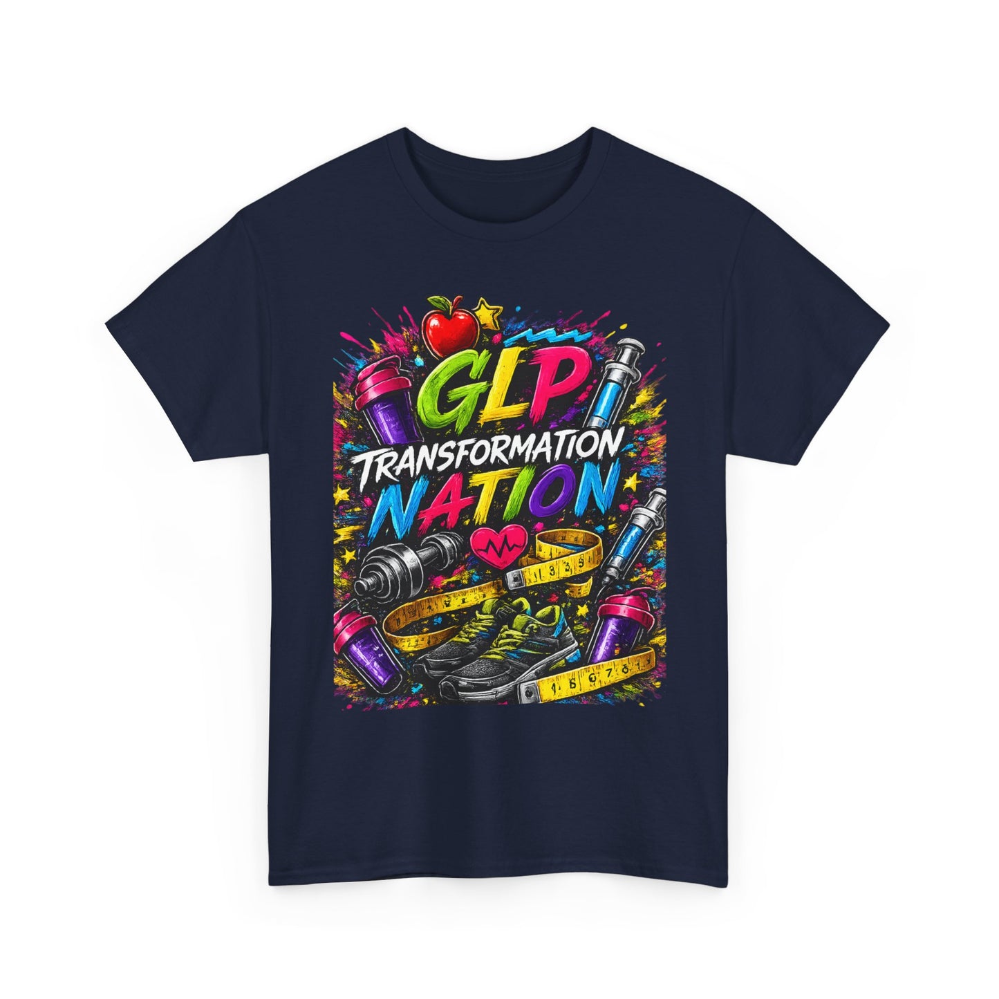 GLP Transformation Nation – Motivational Fitness Graphic Tee